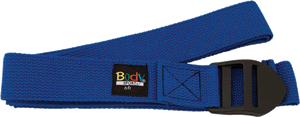 Stretch Strap $8                          assist with attaining proper poses help to increase flexibility deepen stretches 60% cotton / 40% polyester blend antislip, durable, plastic cinch buckle 1½" wide available in 6' and 8' 