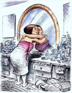 give yourself a hug